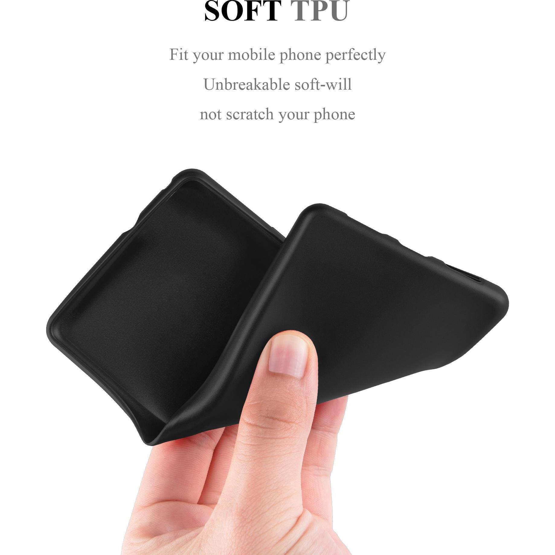 Thumbnail - Cadorabo TPU Matt Metallic Cover (Samsung Galaxy A10s), Smartphone Hülle, Schwarz