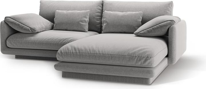 Actual product image Micadoni Right Corner Sofa, "Torino", 3 Seats, 220x170x83 Made in Europe (Corner sofa)