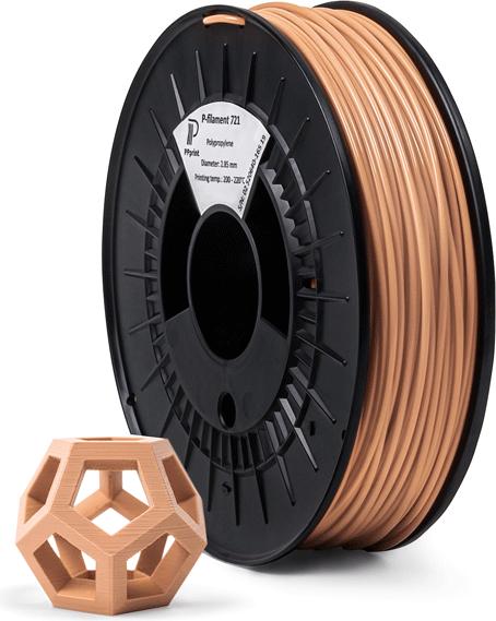 Actual product image PPprint Filament P-721 beige 0.6kg 1.75mm (PP, 1.75 mm, 600 g)