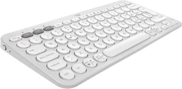 Image du produit Logitech PEBBLE KEYS 2 K380S TONAL WHITE (IT, Sans fil)