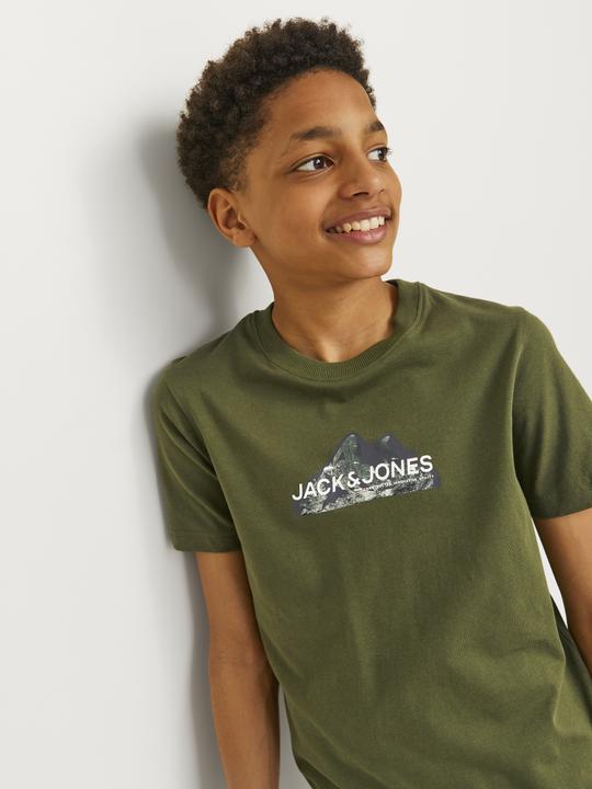 Produktbild Jack & Jones Jcomountain Logo Tee Ss Crew Neck Sn Mni (98)