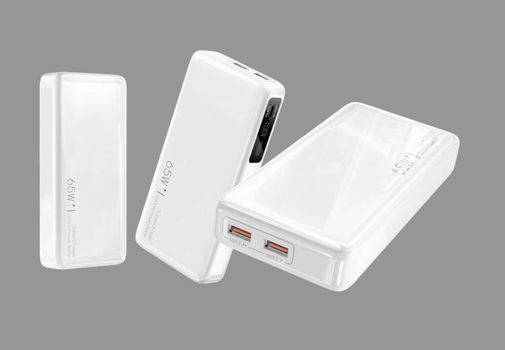 Image du produit Evelatus Banque d'alimentation 65W Super Fast Charge Fast 20000 mAh (20000 mAh, 65 W, 65 Wh)