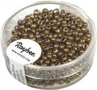 Produktbild Rayher Rocailles, 2, 6 mm ø, mit Silbereinzug, kupfer
