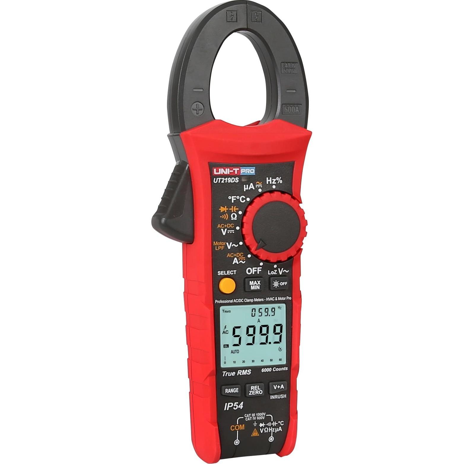 Thumbnail - Uni-T, Multimeter, Stromzange UT219DS, 600 A AC/DC