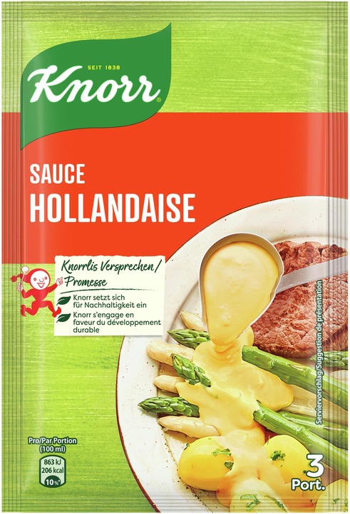 Produktbild Knorr Hollandaise Spargel Sauce (26 g)