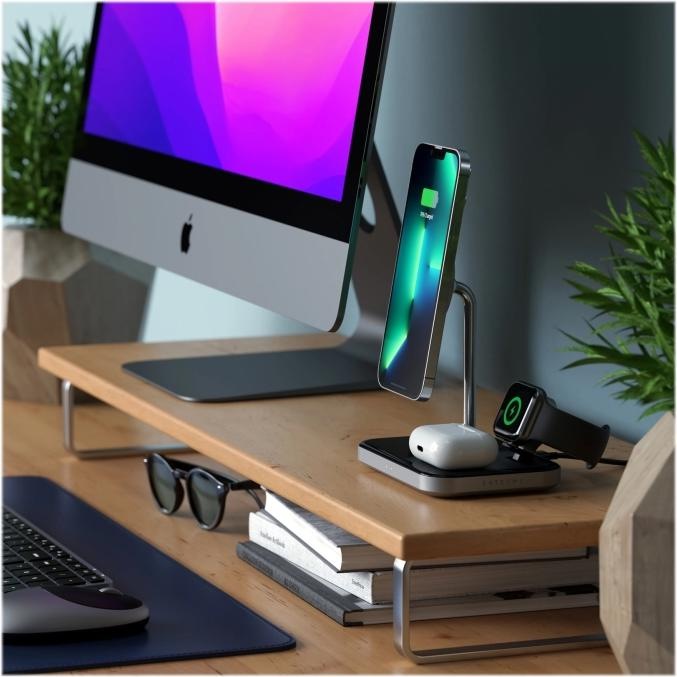 Actual product image Satechi 3-in-1 Magnetic Wireless Charging Stand (7.50 W)