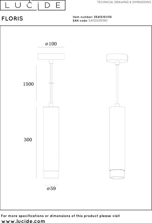 Produktbild Lucide Pendelleuchten (GU10)