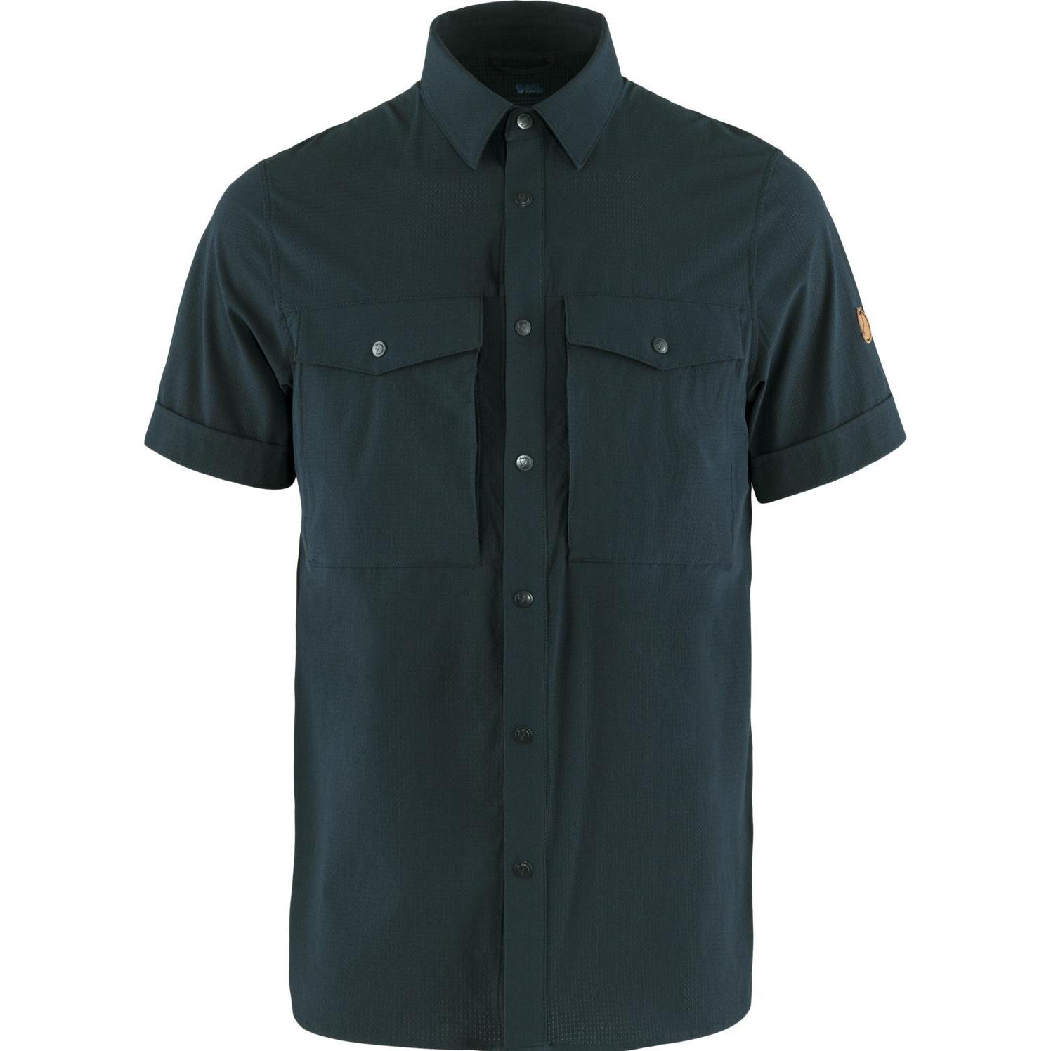 Fjällräven, Herren, Hemd, Abisko Trekking Shirt SS, Blau, (M)