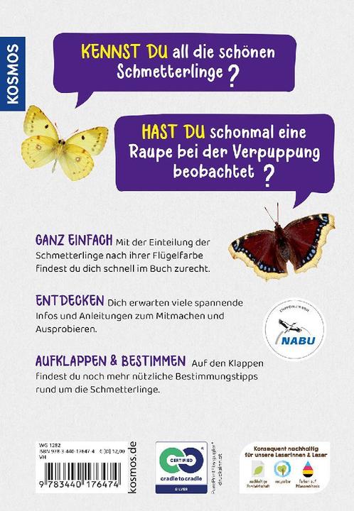 Produktbild Kosmos Welcher Schmetterling ist das? Kindernaturführer (Deutsch, Jens Poschadel, 2023)