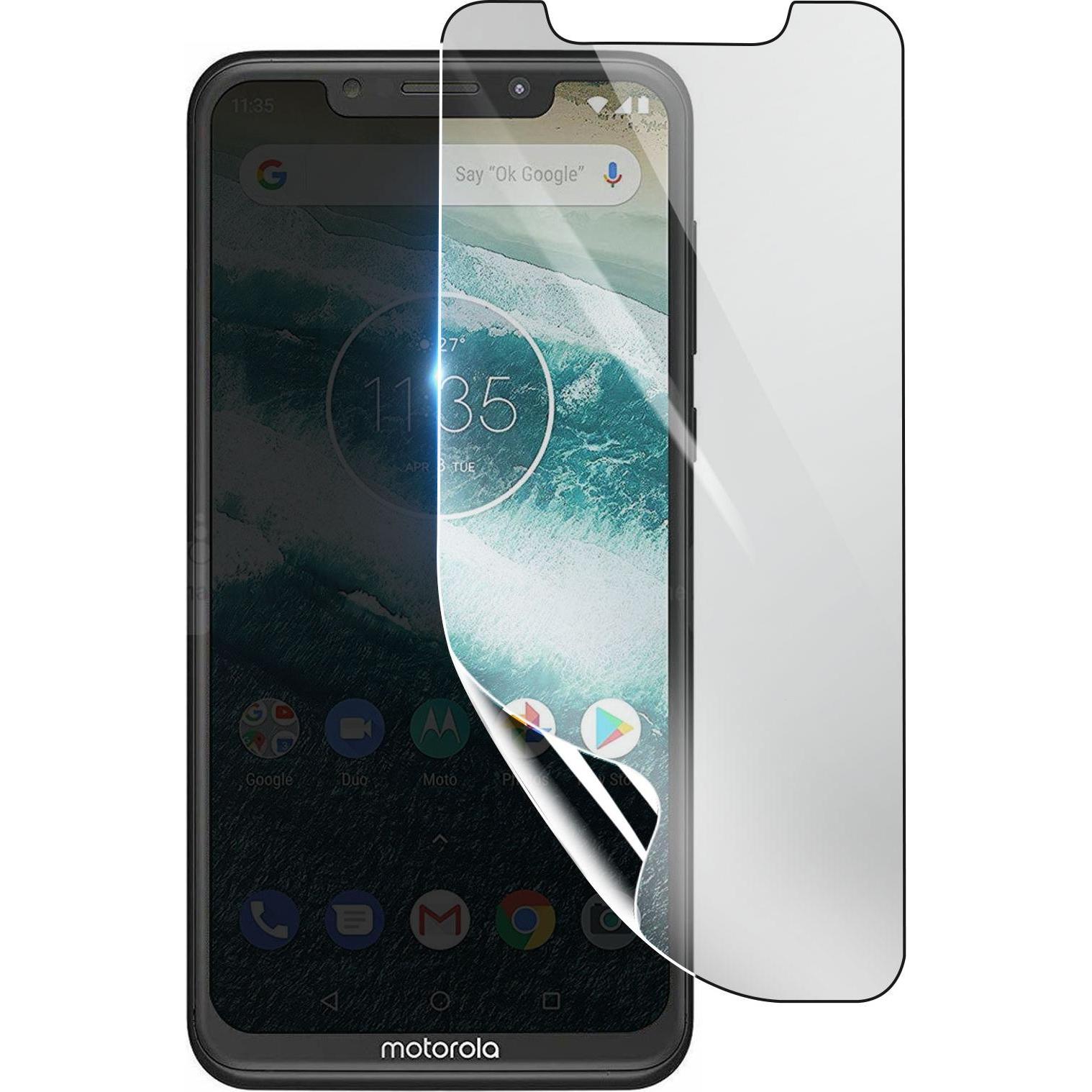 3MK Hydrogel Bildschirmfolie für Motorola One (1 Stück, Motorola One), Smartphone Schutzfolie, Transparent