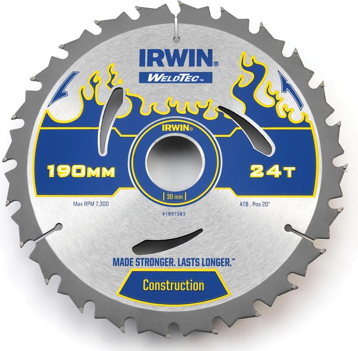Image du produit Irwin WeldTec lame de scie circulaire, IRW1897383