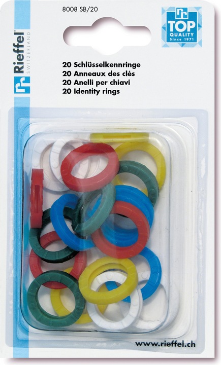 Actual product image Rieffel Key rings