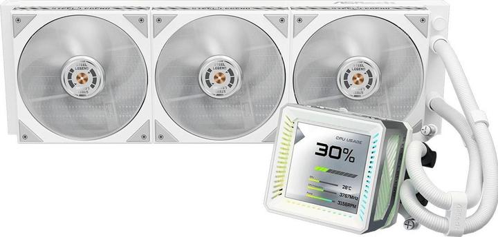 Actual product image AsRock CPC Steel Legend 360 LCD White