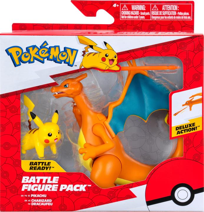 Image du produit Jazwares Glurak & Pikachu