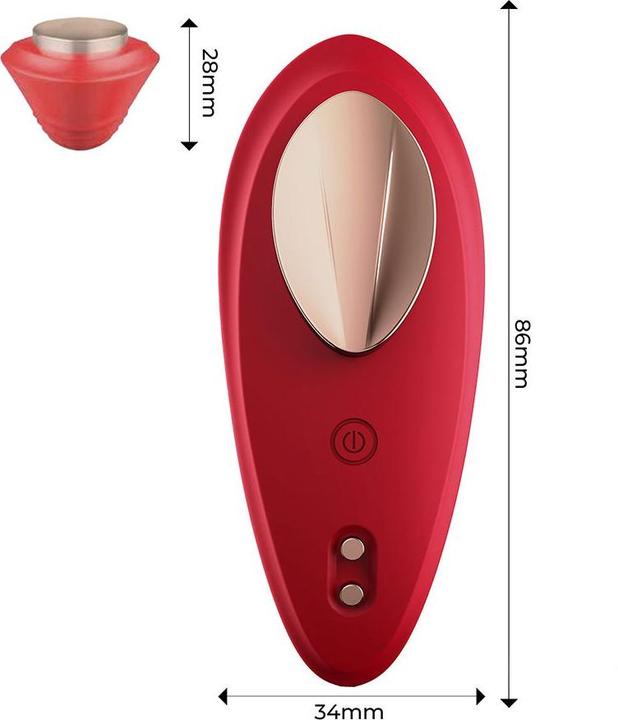 Actual product image IntoYou Panty-Vibrator mit App. - Rot