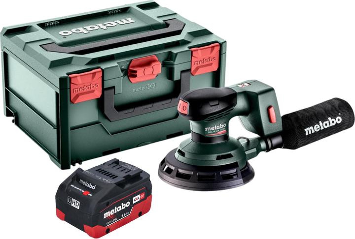 Produktbild Metabo SXA 18 LTX 150 BL Akku Exzenterschleifer 18 V 150 mm Brushless + 1x LiHD Akku 5,5 Ah + (Exzenterschleifer)