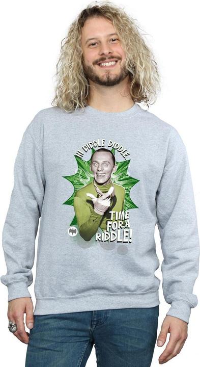 Produktbild Batman TV Serie The Riddler Zeit ein Rätsel Baumwolle Sweatshirt (3XL)
