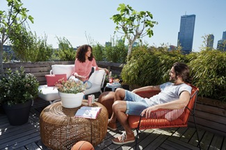 Actual product image Elho Loft Urban Coaster Round