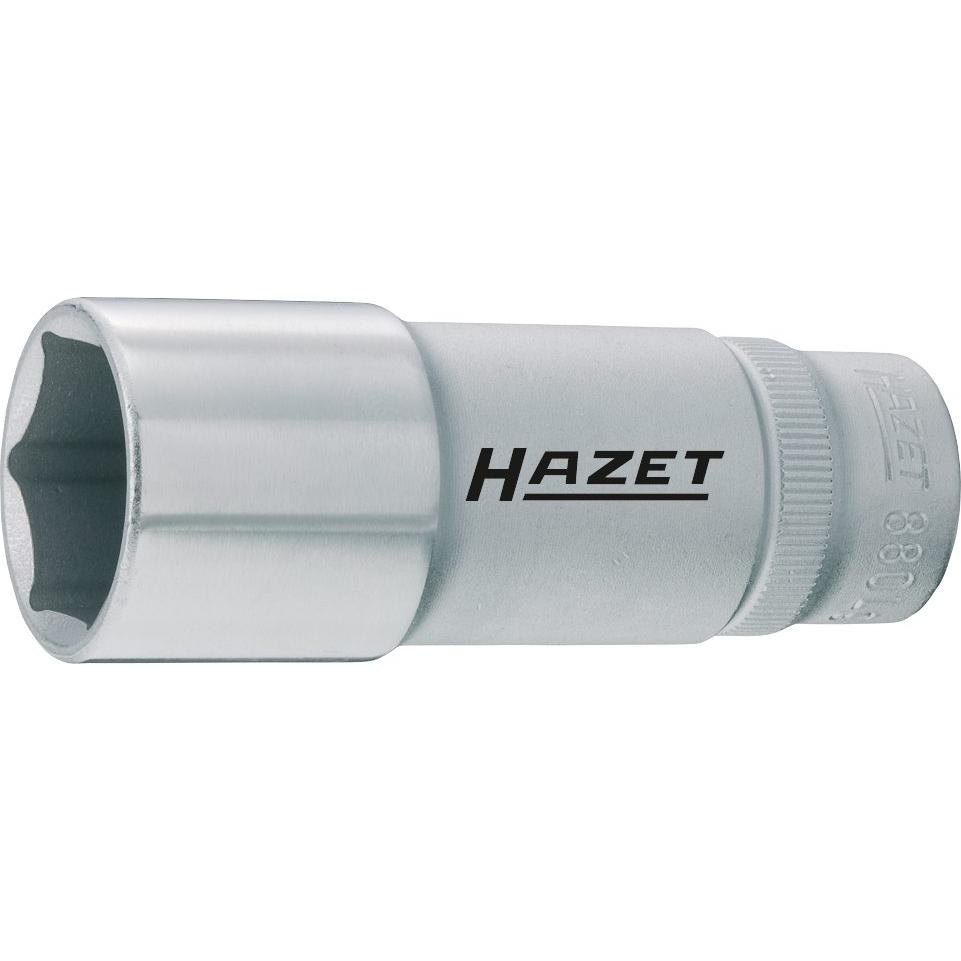 HAZET, Steckschlüssel + Stecknuss, Steckschlüsseleinsatz ∙ Sechskant 880LG-8 ∙ Vierkant10 mm (3/8 Zoll) ∙ Aussen Sechska...