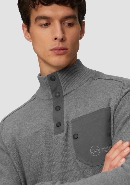 Immagine prodotto S.Oliver Strickpullover Sportiver Strick-Troyer im Fabricmix (L)