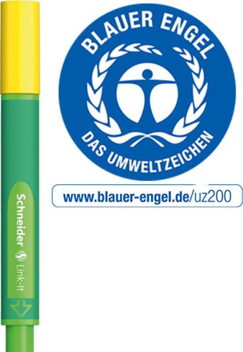 Produktbild Schneider Fasermaler - Link-It - Gelb (1x)