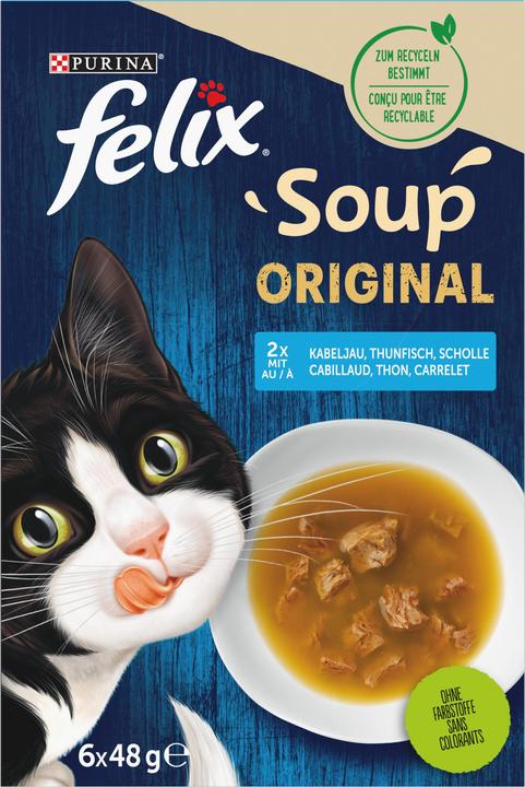 Actual product image Felix Soup (Adult, 6 pcs., 288 g)