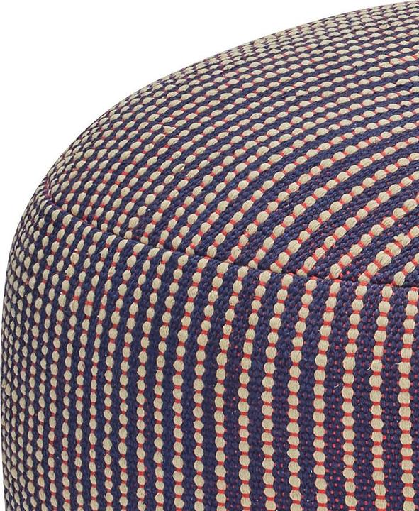 Image du produit Hübsch Mochi Pouf Blue/Multi