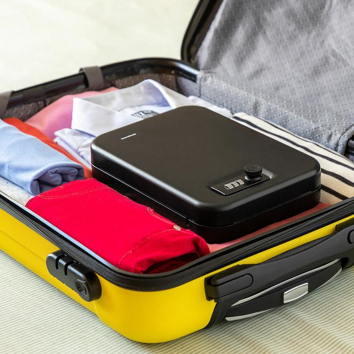 Image du produit InnovaGoods Coffre-fort portable - Noir - Fer (2.23 l)