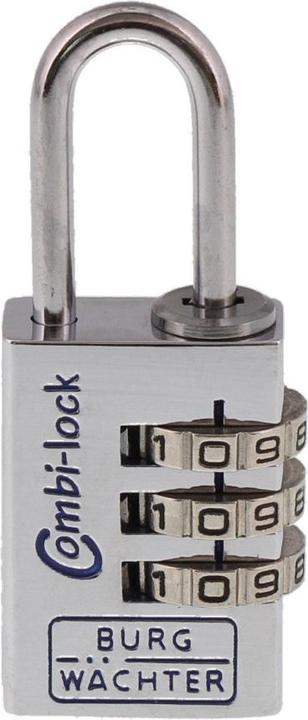 Produktbild Burg Wächter Zahlenschlösser Combi 90 20 Chromo SB