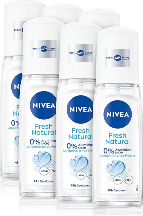 Produktbild NIVEA Multipack Fresh Natural Vapo (6 Stück) (Spray)