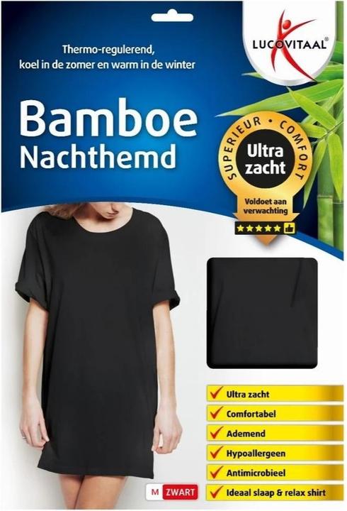 Immagine prodotto Lucovitaal Camicia da Notte in Bambù (M)