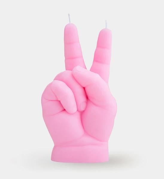 Image du produit Candle Hand Baby Peace Rose (1 pcs)