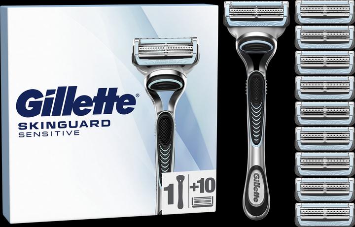 Gillette Skinguard, 11 blades + handle ECOM