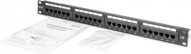 Produktbild Digitus Patch Panel 19 Zoll 24Port Cat6