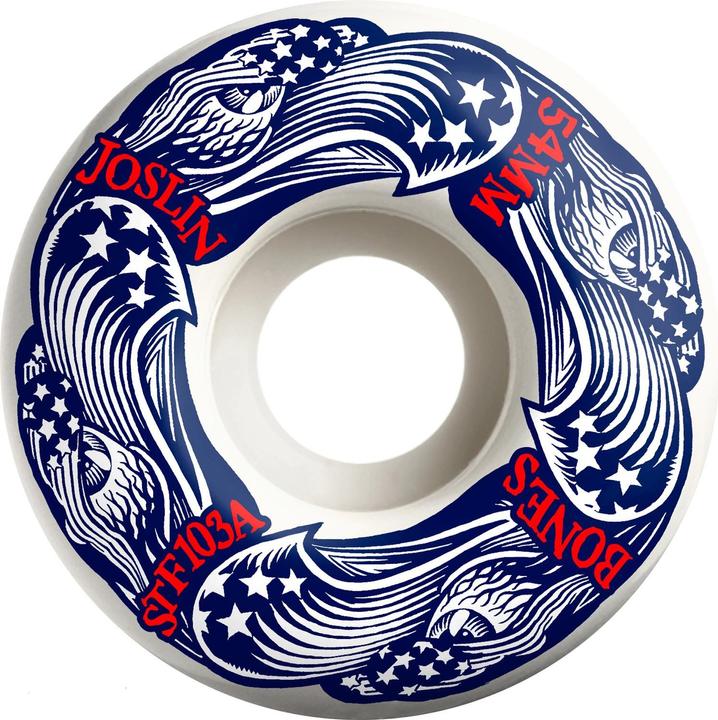 Actual product image Bones Wheels 103A STF Freedom Fourever V1 Standard (54 mm)