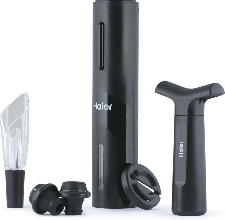 Haier Elektrisches Weinset mit USB Stick (Weinbelüfter, Weinpumpe)