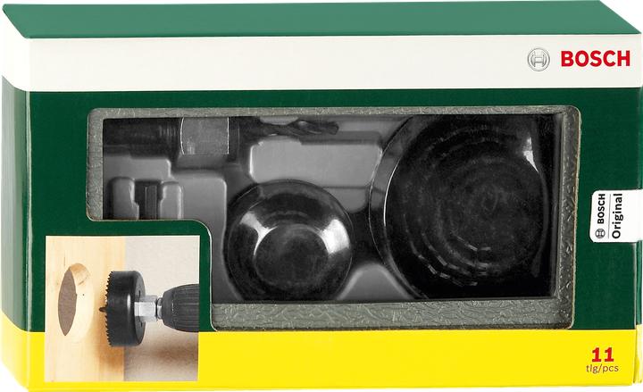 Produktbild Bosch Zubehör Lochsägen-Set, 11-teilig, Durchmesser: 22 - 68 mm (22 mm, 25 mm, 29 mm, 35 mm, 38 mm, 44 mm, 51 mm, 68 mm)