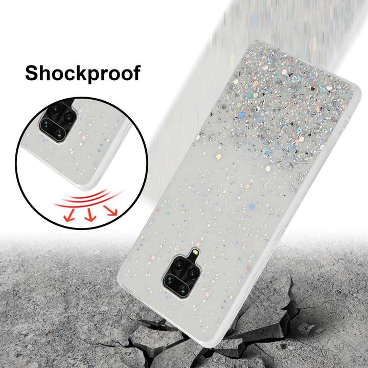 Produktbild Cadorabo TPU Hülle für Xiaomi RedMi NOTE 9 PRO / NOTE 9S mit Glitzer (Xiaomi Redmi Note 9 Pro, Xiaomi Redmi Note 9S)