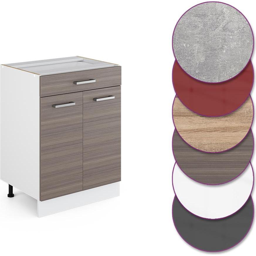 Vicco, Regal, Küchenschrank mit Schublade R-Line