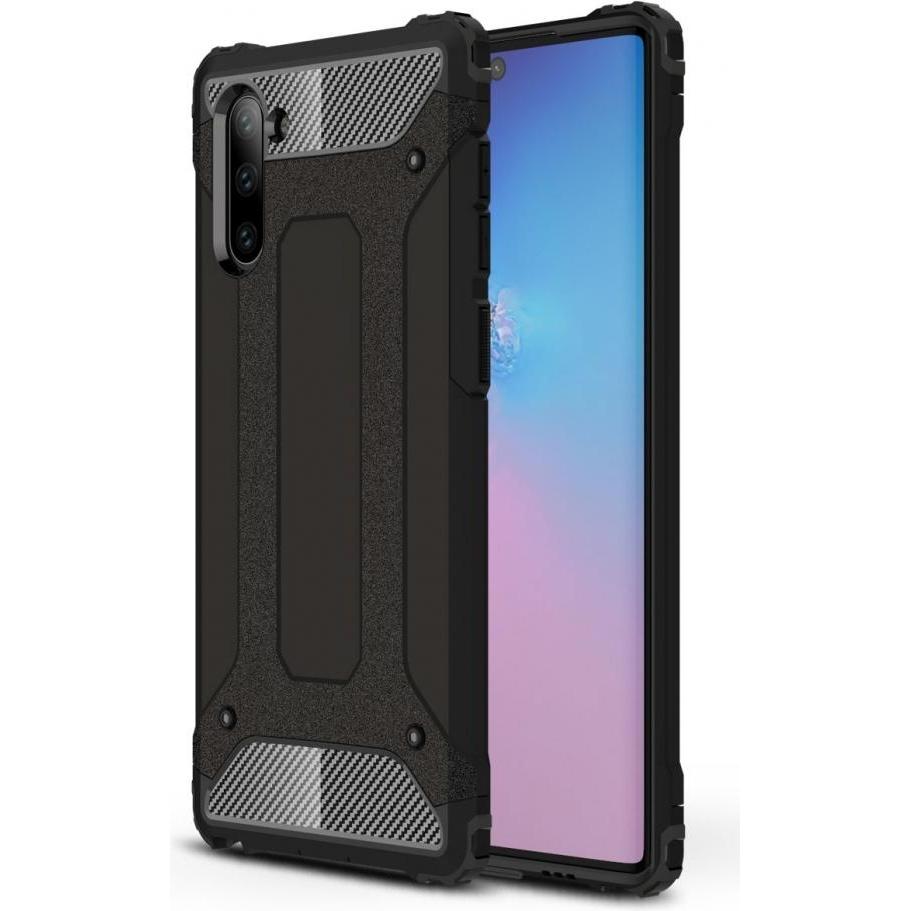 Thumbnail - Screenguard AdventureCase Samsung Galaxy Note10 Hybrid Hülle (Samsung Galaxy Note 10), Smartphone Hülle, Schwarz