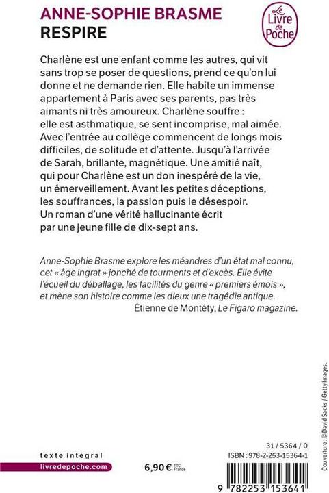 Image du produit Respire (Français, Anne-Sophie Brasme, 2002)