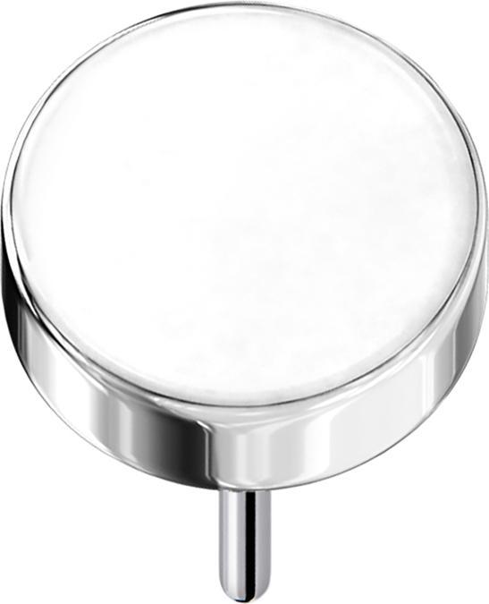 Image du produit Star Piercing Disque Threadless argent (Titane, sans laiton)