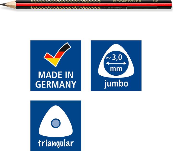 Immagine prodotto Staedtler Jumbo 1285 (4 mm, 2B, 1 x)