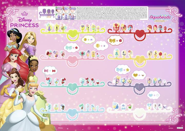 Produktbild Epoch Aquabeads 35071 Disney Prinzessinnen Nagelstudio, Multicolor (Kunstnägel)