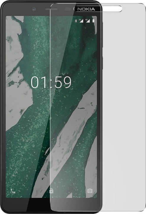 Produktbild Avizar Kristallklare Folie, Glas-Displayschutz (1 Stück, Nokia 1 Plus)