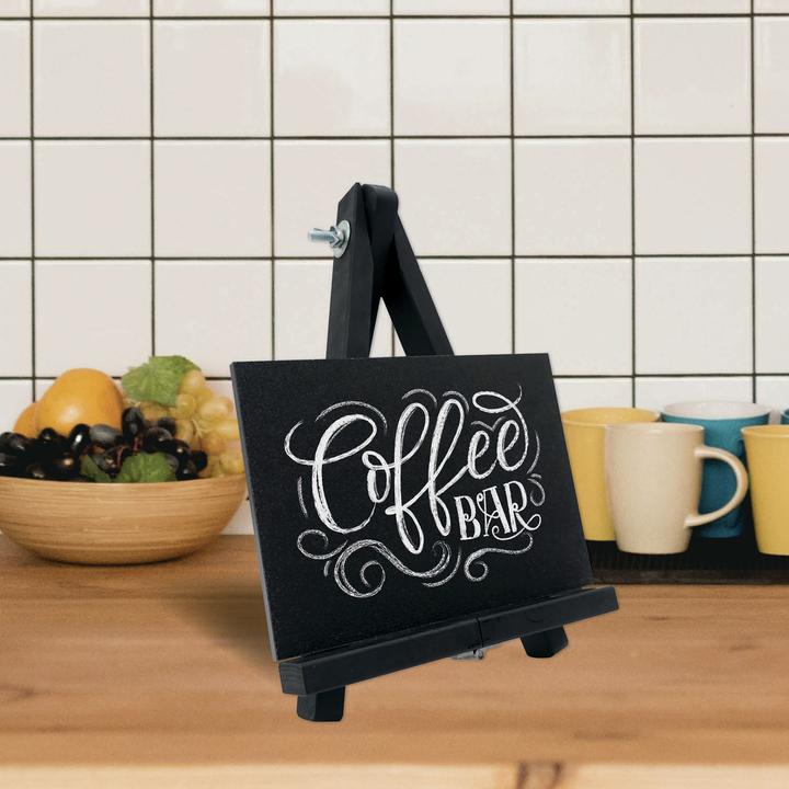 Produktbild Europel Tisch-Kreidetafel mini mit Staffelei, schwarz (Wandtafel)