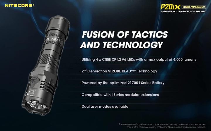 Produktbild Nitecore P20iX - 4000 Lumen (14 cm, 4000 lm)