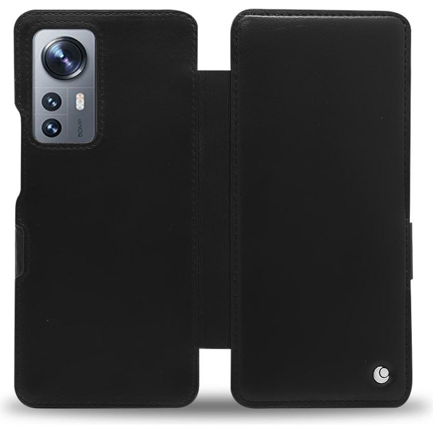 Thumbnail - Noreve Lederschutzhülle horizontal (Xiaomi 12 Pro), Smartphone Hülle, Beige