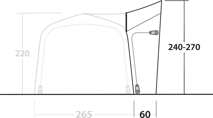 Produktbild Outwell Tall Connection Crossville 250SA (3.10 kg)