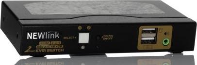 Produktbild Rs Pro KVM-Switch 2-Port 2 Videoausgänge HDMI 2 Di